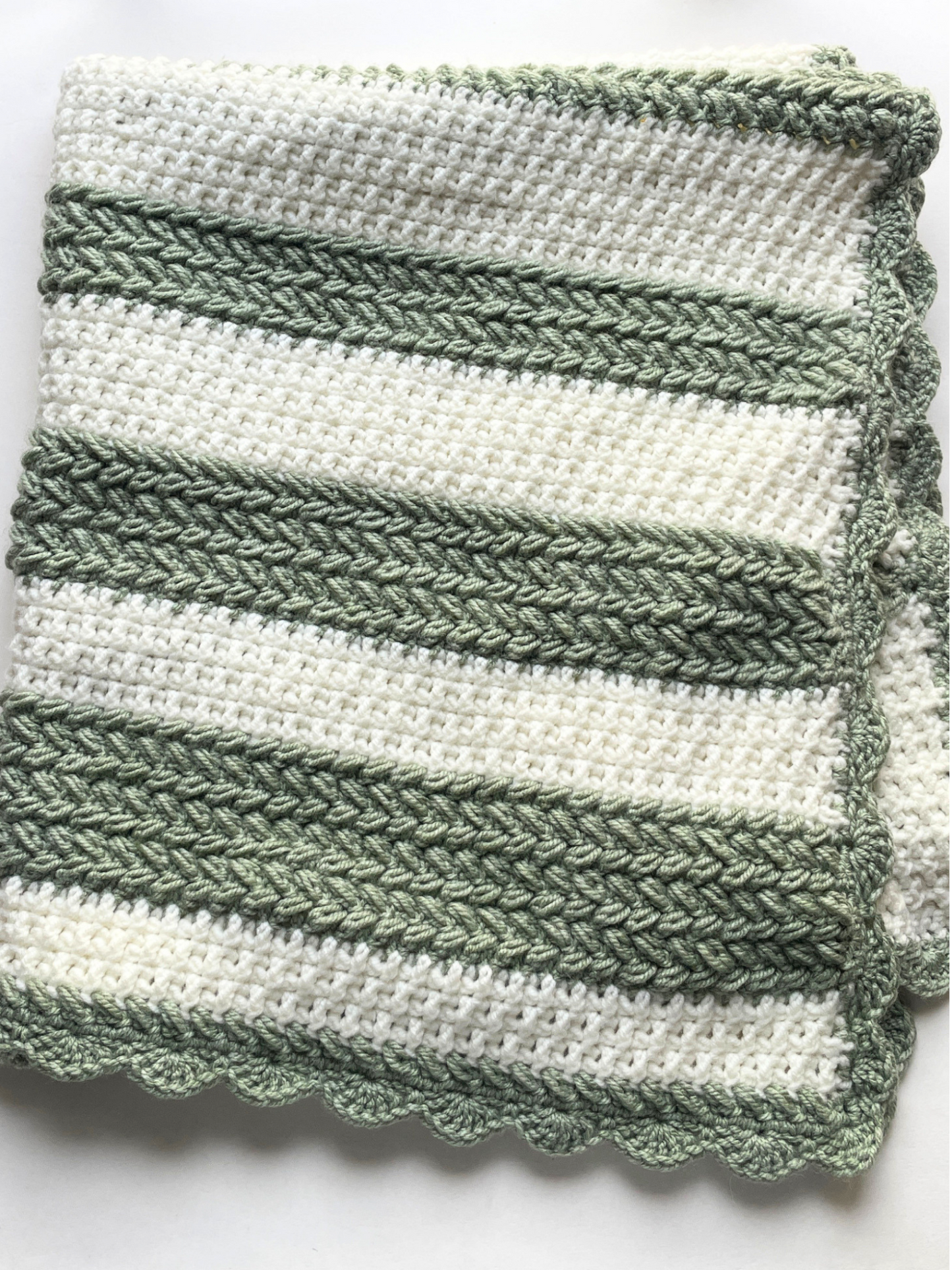 Clover Baby Blanket Crochet Pattern