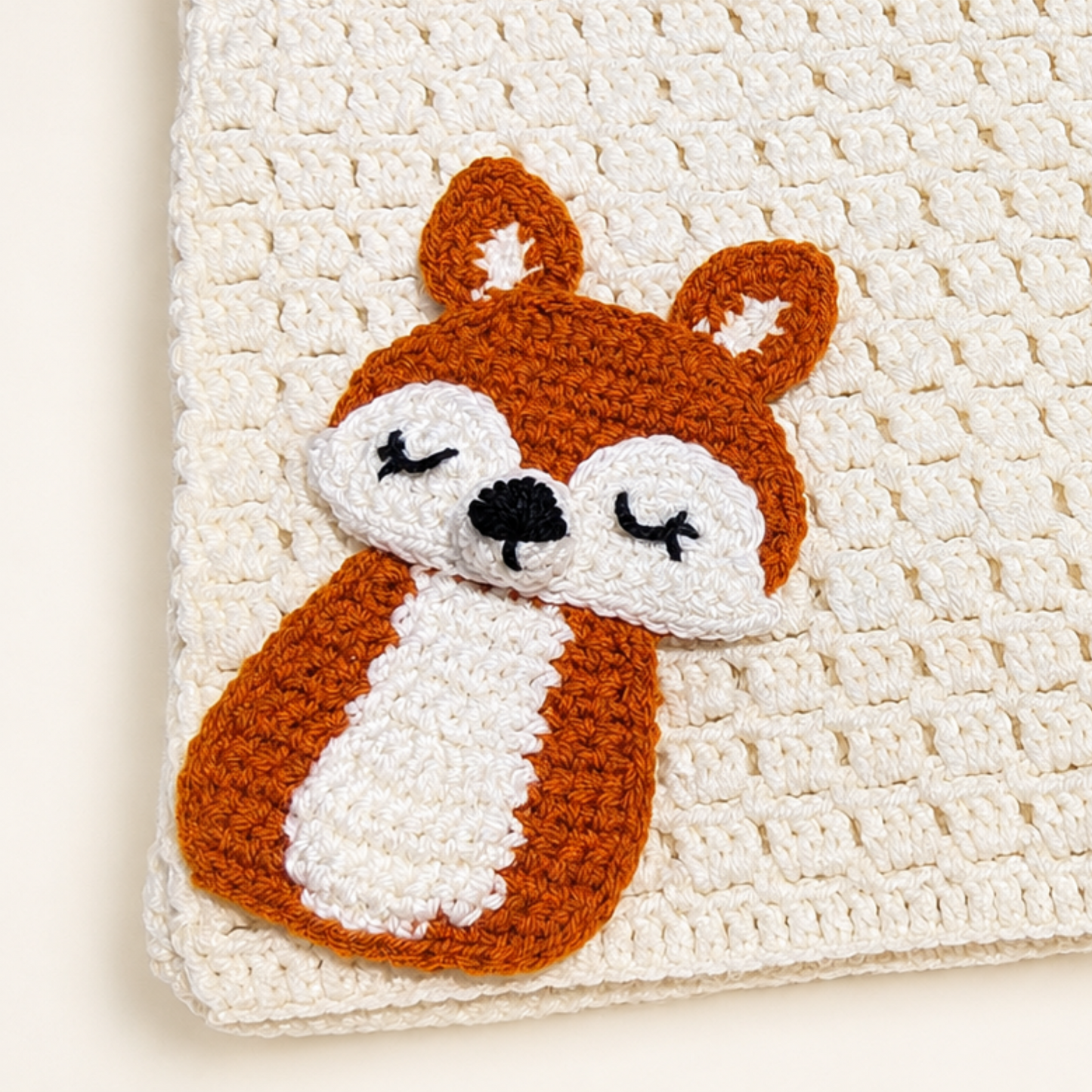 Fifi the Fox Appliqué Crochet Pattern