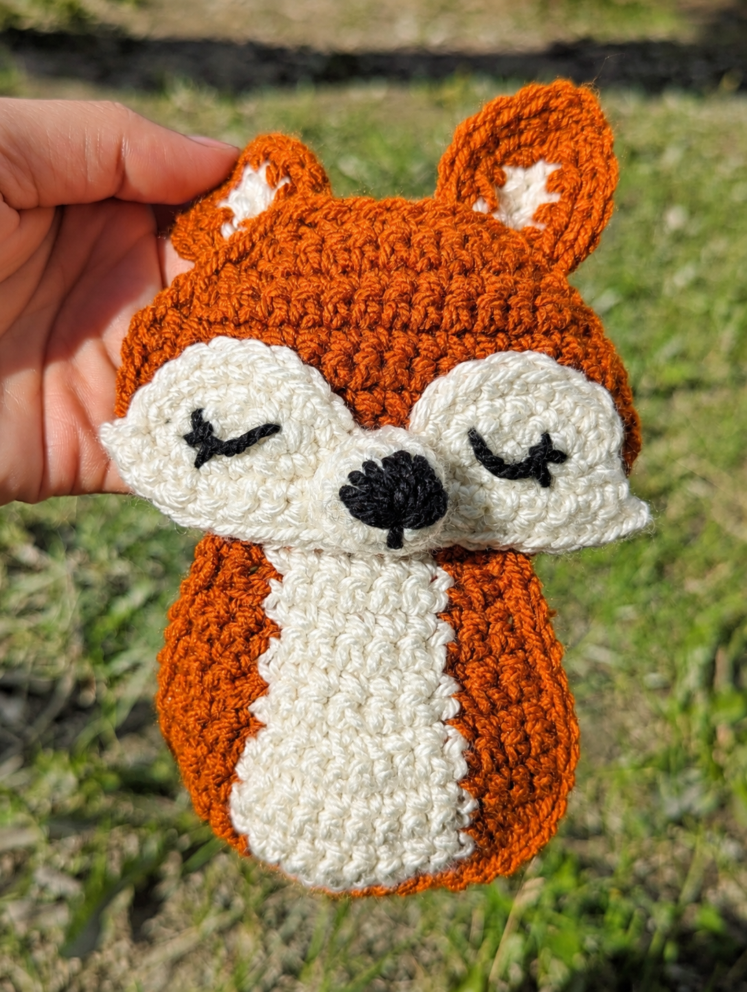 Fifi the Fox Appliqué Crochet Pattern