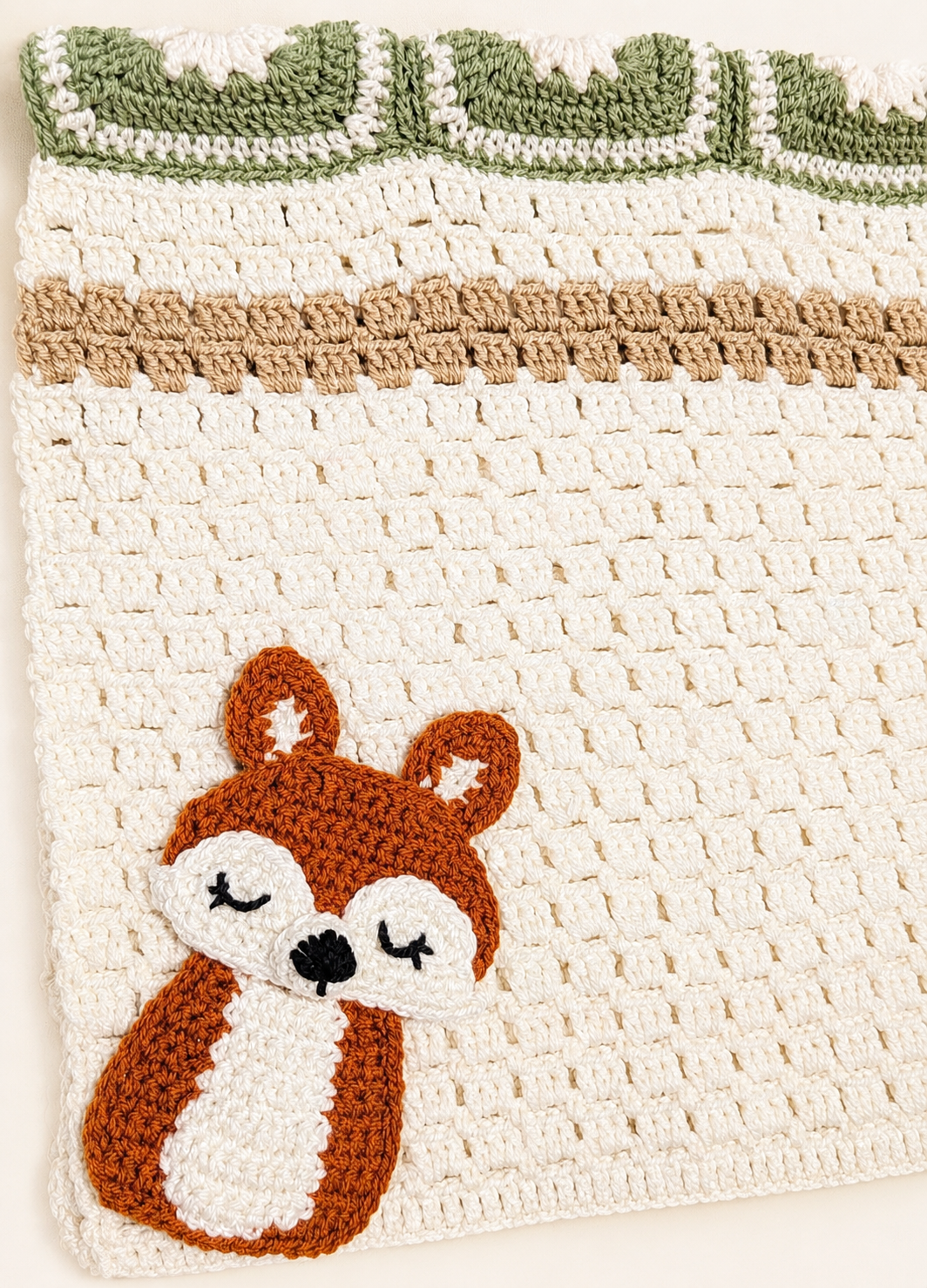 Fifi the Fox Appliqué Crochet Pattern