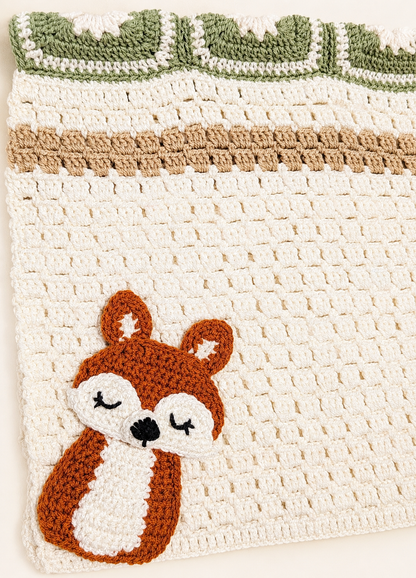 Fifi the Fox Appliqué Crochet Pattern