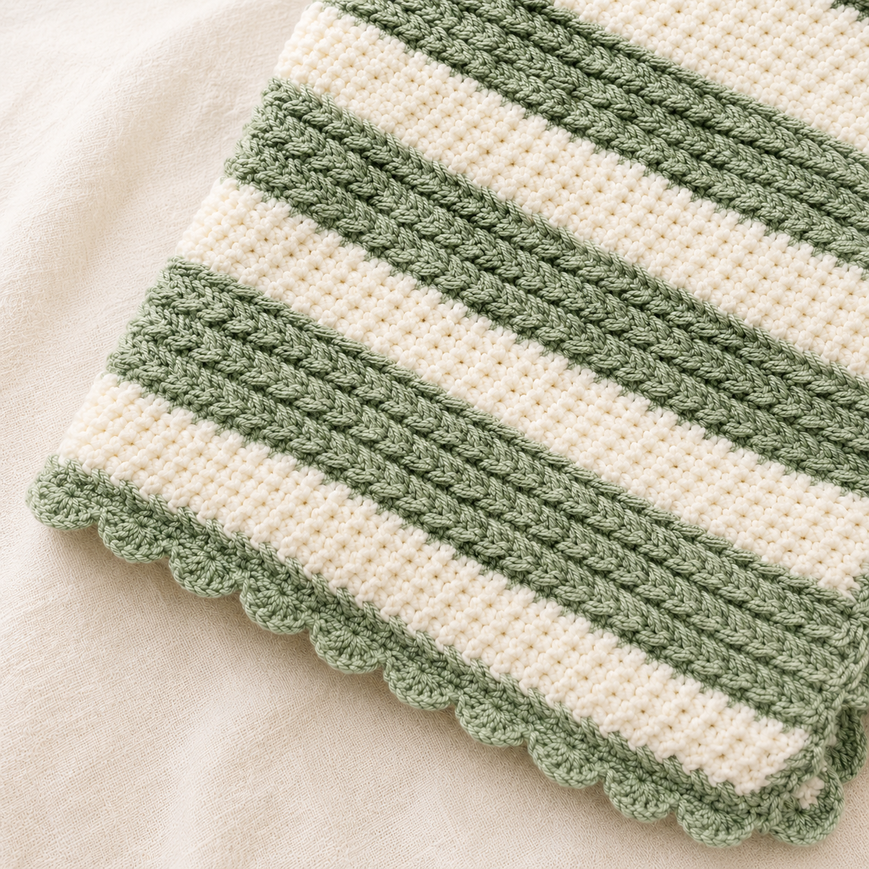 Clover Baby Blanket Crochet Pattern