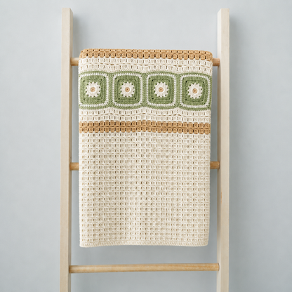 Meadow Baby Blanket Crochet Pattern