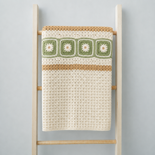 Meadow Baby Blanket Crochet Pattern