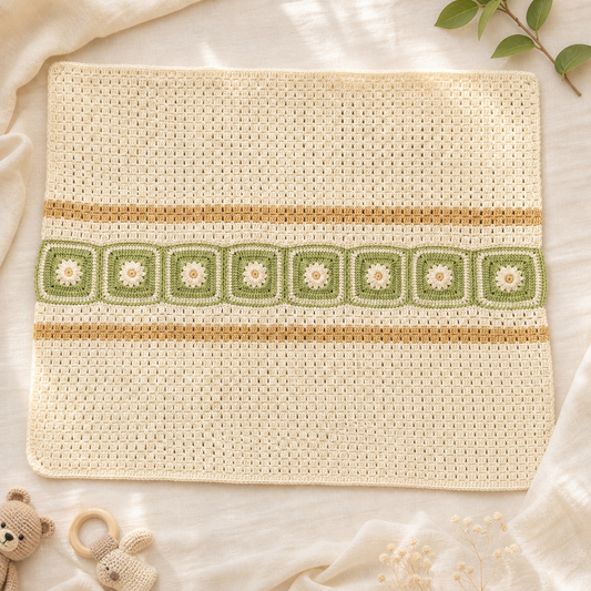 Meadow Baby Blanket Crochet Pattern