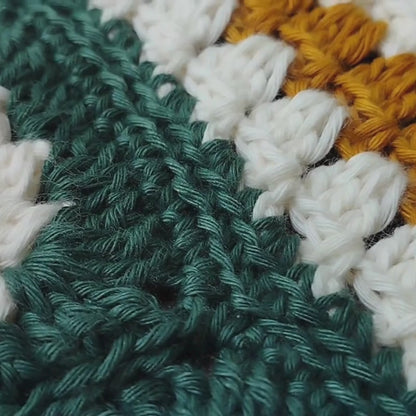 Mossy Bloom Baby Blanket Crochet Pattern