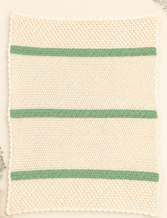 Wild Rye Baby Blanket Crochet Pattern